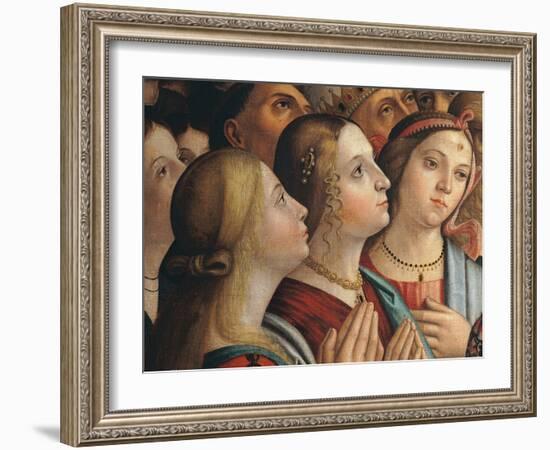 Legend of St Ursula. Apotheosis of St Ursula-Vittore Carpaccio-Framed Giclee Print