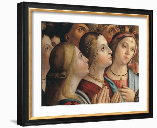 Legend of St Ursula. Apotheosis of St Ursula-Vittore Carpaccio-Framed Giclee Print