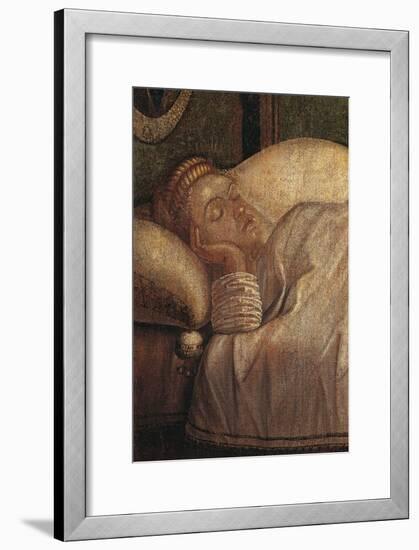 Legend of St Ursula. the Dream of Ursula-Vittore Carpaccio-Framed Giclee Print