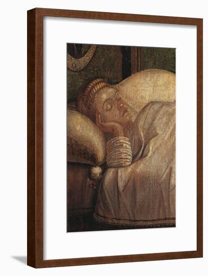 Legend of St Ursula. the Dream of Ursula-Vittore Carpaccio-Framed Giclee Print