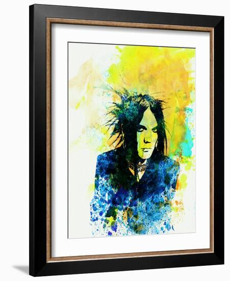 Legendary 69 Eyes Watercolor-Olivia Morgan-Framed Art Print