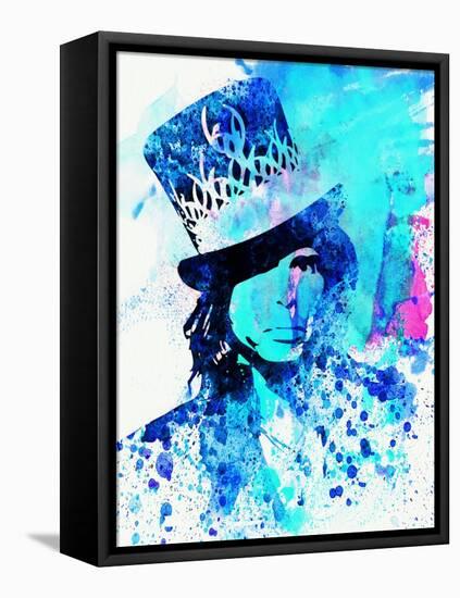 Legendary Aerosmith Watercolor-Olivia Morgan-Framed Stretched Canvas