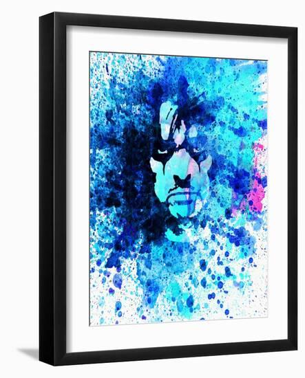 Legendary Alice Cooper Watercolor-Olivia Morgan-Framed Art Print