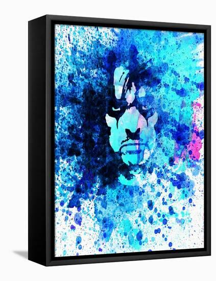 Legendary Alice Cooper Watercolor-Olivia Morgan-Framed Stretched Canvas