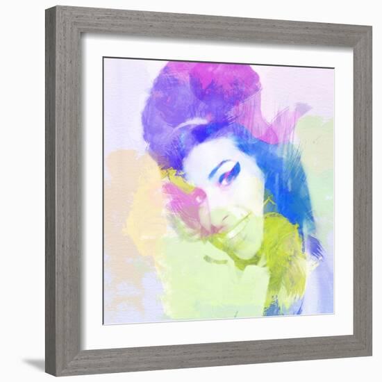 Legendary  Amy Watercolor-Olivia Morgan-Framed Premium Giclee Print