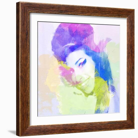 Legendary  Amy Watercolor-Olivia Morgan-Framed Premium Giclee Print