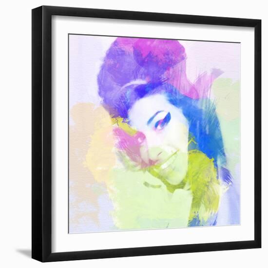 Legendary  Amy Watercolor-Olivia Morgan-Framed Premium Giclee Print