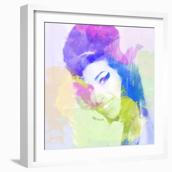 Legendary  Amy Watercolor-Olivia Morgan-Framed Premium Giclee Print