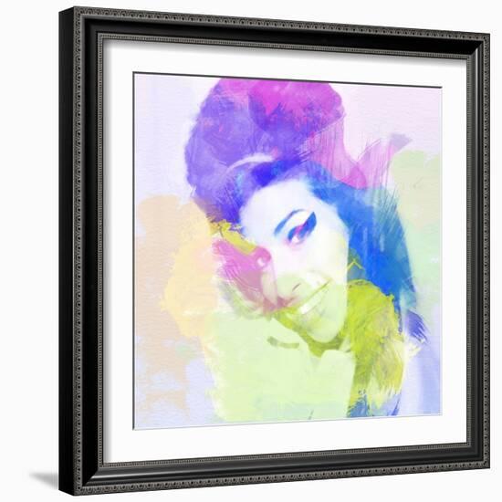 Legendary  Amy Watercolor-Olivia Morgan-Framed Premium Giclee Print