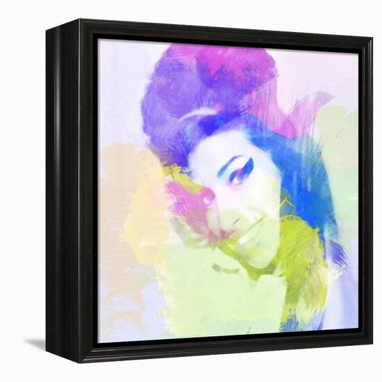 Legendary  Amy Watercolor-Olivia Morgan-Framed Stretched Canvas