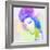 Legendary  Amy Watercolor-Olivia Morgan-Framed Art Print