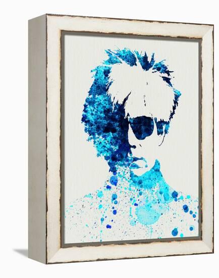 Legendary Andy Warhol Watercolor-Olivia Morgan-Framed Stretched Canvas