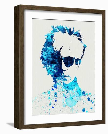 Legendary Andy Warhol Watercolor-Olivia Morgan-Framed Art Print