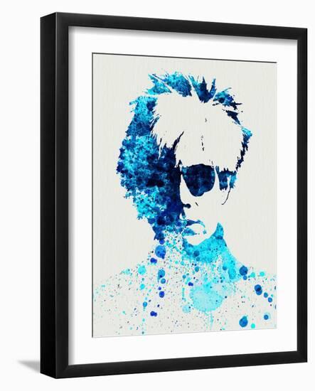 Legendary Andy Warhol Watercolor-Olivia Morgan-Framed Art Print