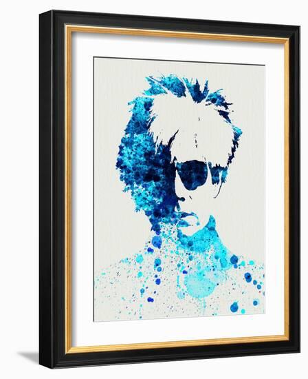 Legendary Andy Warhol Watercolor-Olivia Morgan-Framed Art Print