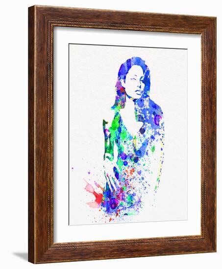 Legendary Angelina Watercolor-Olivia Morgan-Framed Art Print