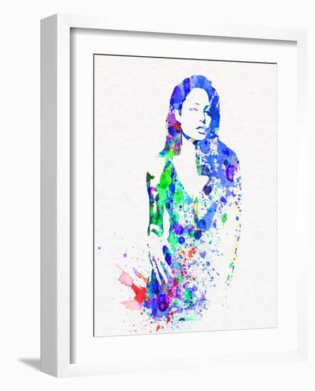 Legendary Angelina Watercolor-Olivia Morgan-Framed Art Print