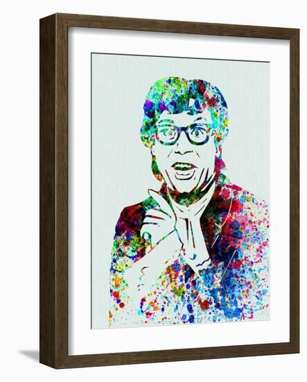 Legendary Austin Powers Watercolor-Olivia Morgan-Framed Art Print