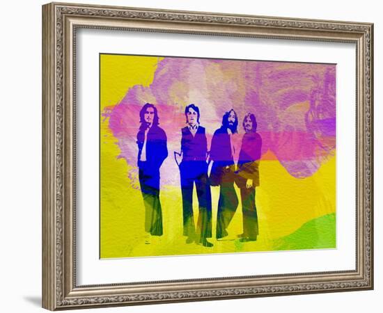 Legendary Beatles Watercolor-Olivia Morgan-Framed Art Print