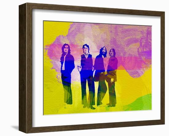 Legendary Beatles Watercolor-Olivia Morgan-Framed Art Print