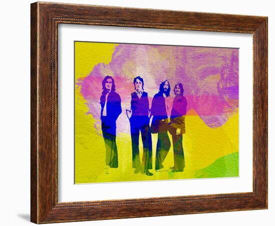 Legendary Beatles Watercolor-Olivia Morgan-Framed Art Print