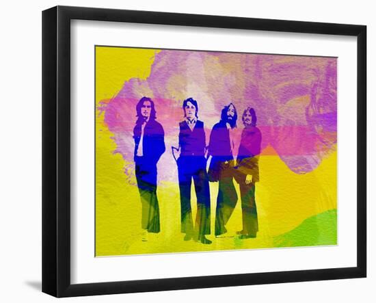 Legendary Beatles Watercolor-Olivia Morgan-Framed Art Print