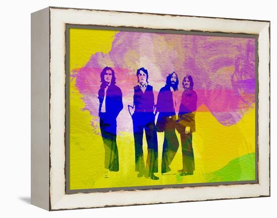 Legendary Beatles Watercolor-Olivia Morgan-Framed Stretched Canvas