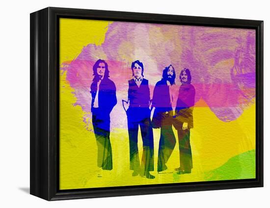 Legendary Beatles Watercolor-Olivia Morgan-Framed Stretched Canvas