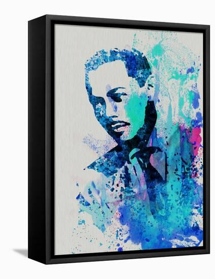 Legendary Billy Eckstine Watercolor-Olivia Morgan-Framed Stretched Canvas