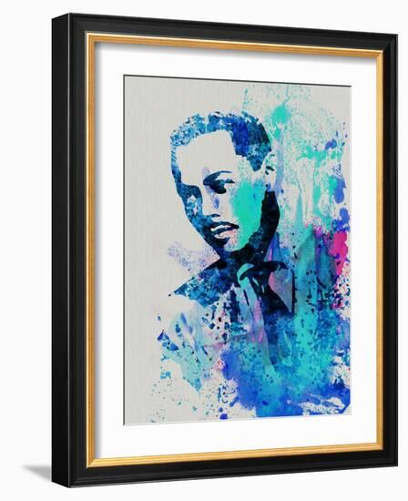 Legendary Billy Eckstine Watercolor-Olivia Morgan-Framed Art Print