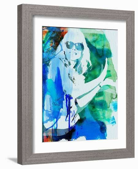 Legendary Blondie Watercolor-Olivia Morgan-Framed Art Print