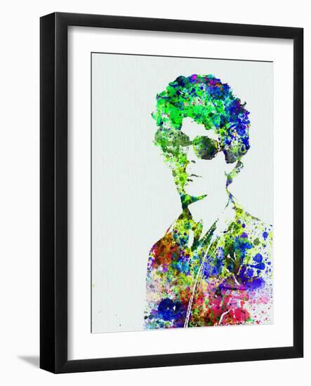 Legendary Bob Dylan Watercolor-Olivia Morgan-Framed Art Print