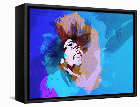 Legendary Bob Watercolor II-Olivia Morgan-Framed Stretched Canvas