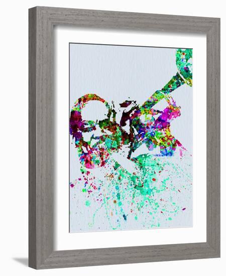 Legendary Buck Clayton Watercolor-Olivia Morgan-Framed Art Print