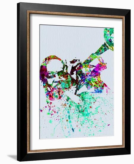 Legendary Buck Clayton Watercolor-Olivia Morgan-Framed Art Print