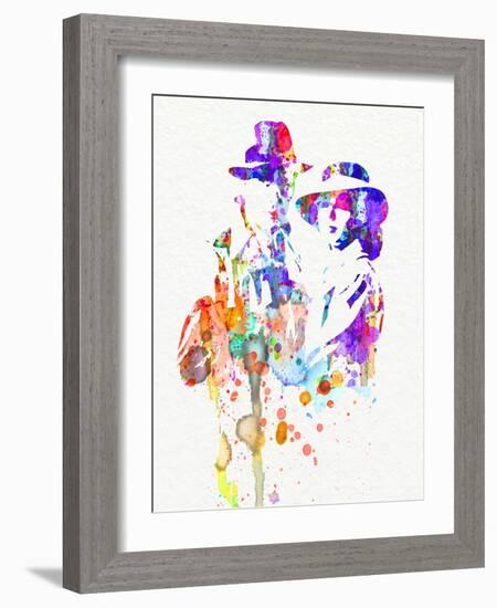 Legendary Casablanca Watercolor I-Olivia Morgan-Framed Art Print