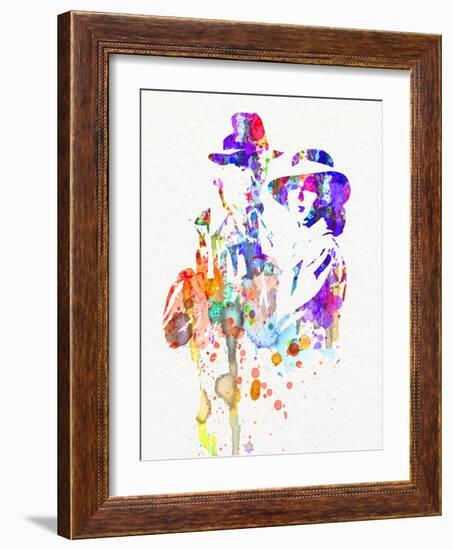 Legendary Casablanca Watercolor I-Olivia Morgan-Framed Art Print