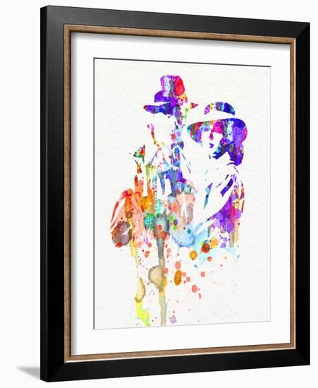 Legendary Casablanca Watercolor I-Olivia Morgan-Framed Art Print