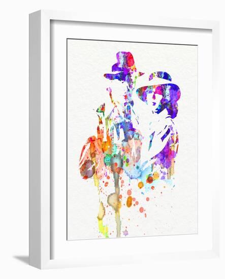 Legendary Casablanca Watercolor I-Olivia Morgan-Framed Art Print