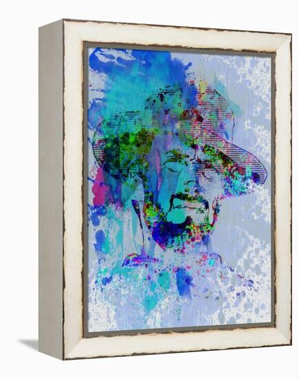 Legendary Clint Eastwood Watercolor-Olivia Morgan-Framed Stretched Canvas