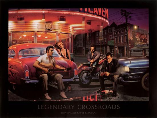 legendary crossroads art print