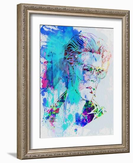 Legendary David Bowie Watercolor-Olivia Morgan-Framed Art Print