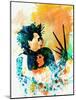 Legendary Edward Scissorhands Watercolor-Olivia Morgan-Mounted Art Print