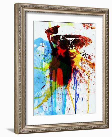 Legendary Fear and Loathing Watercolor-Olivia Morgan-Framed Art Print