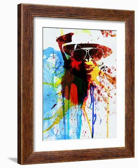 Legendary Fear and Loathing Watercolor-Olivia Morgan-Framed Art Print