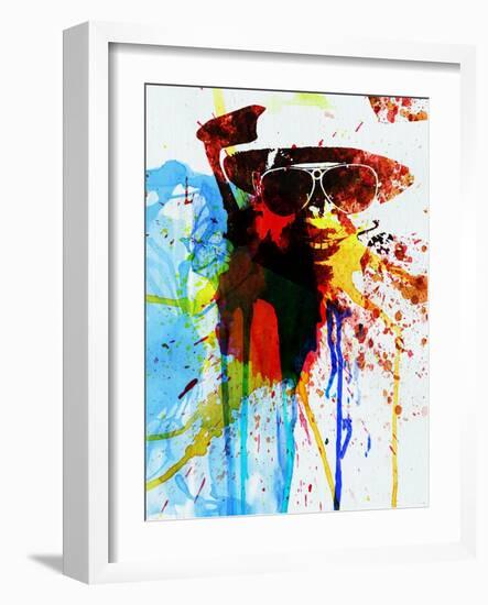 Legendary Fear and Loathing Watercolor-Olivia Morgan-Framed Art Print