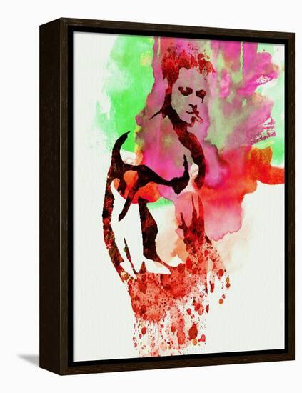 Legendary Fight Club Watercolor-Olivia Morgan-Framed Stretched Canvas