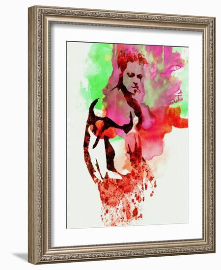 Legendary Fight Club Watercolor-Olivia Morgan-Framed Art Print