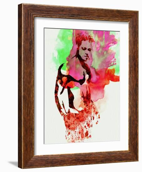 Legendary Fight Club Watercolor-Olivia Morgan-Framed Art Print