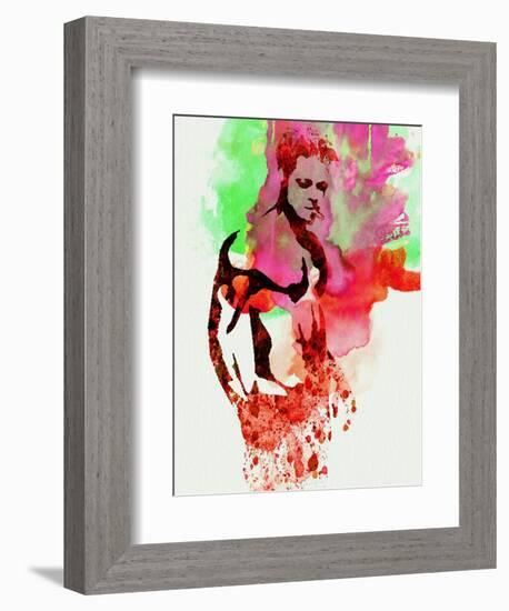 Legendary Fight Club Watercolor-Olivia Morgan-Framed Premium Giclee Print